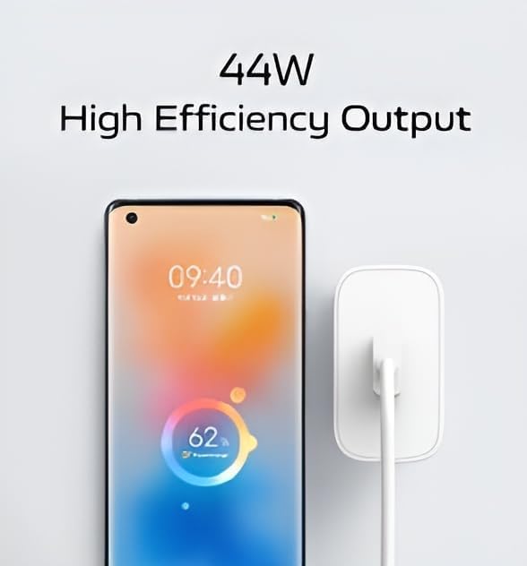 44W Super Fast Flash Charger With Cable For Vivo V series,Y series,T series