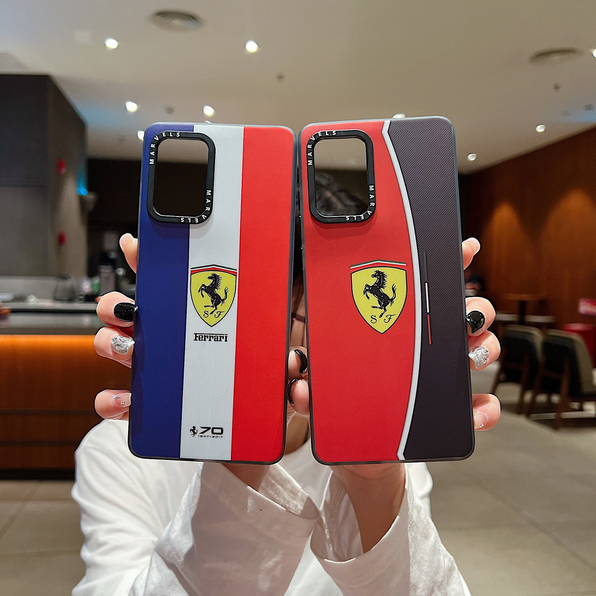 Motorola Moto EDGE 50 Fusion / G96 5G Premium Ferrari IMD Printed Back Case -Ferrari 2