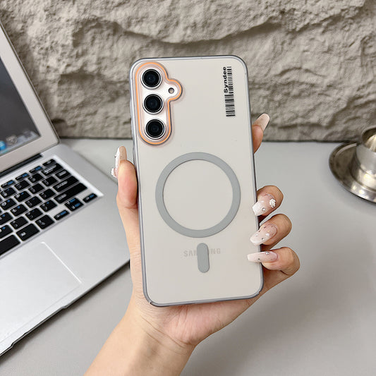 Samsung A15 5G Premium Magnetic Frosted Ultra Slim Back Case - Frosted Grey