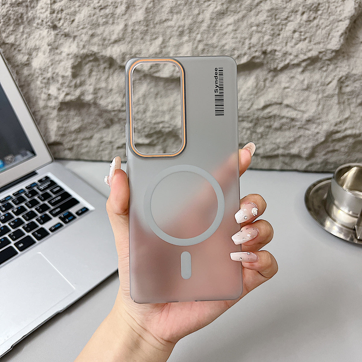 Vivo V30/V30 Pro 5G Premium Magnetic Frosted Ultra Slim Back Case - Grey
