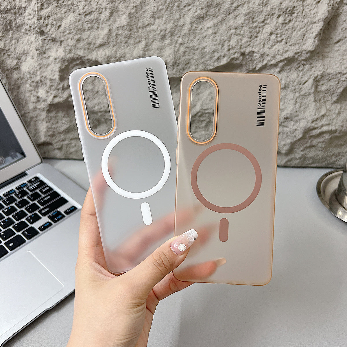 OnePlus Nord CE 4 Lite 5G Premium Magnetic Frosted Ultra Slim Back Case - White