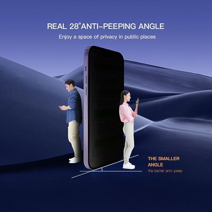(Pack Of 3)Samsung S24 Fe 5g Anti-Spy 360 Privacy Tempered Glass