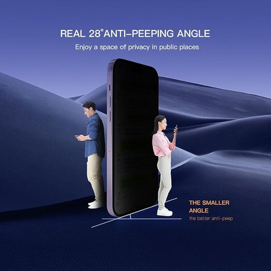 (Pack Of 3)Samsung S25 Edge 5g Anti-Spy 360 Privacy Tempered Glass