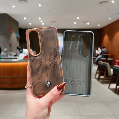 OnePlus Nord CE 4 5g Luxury Branded Car Logo Leather Designer Case -BMW 2