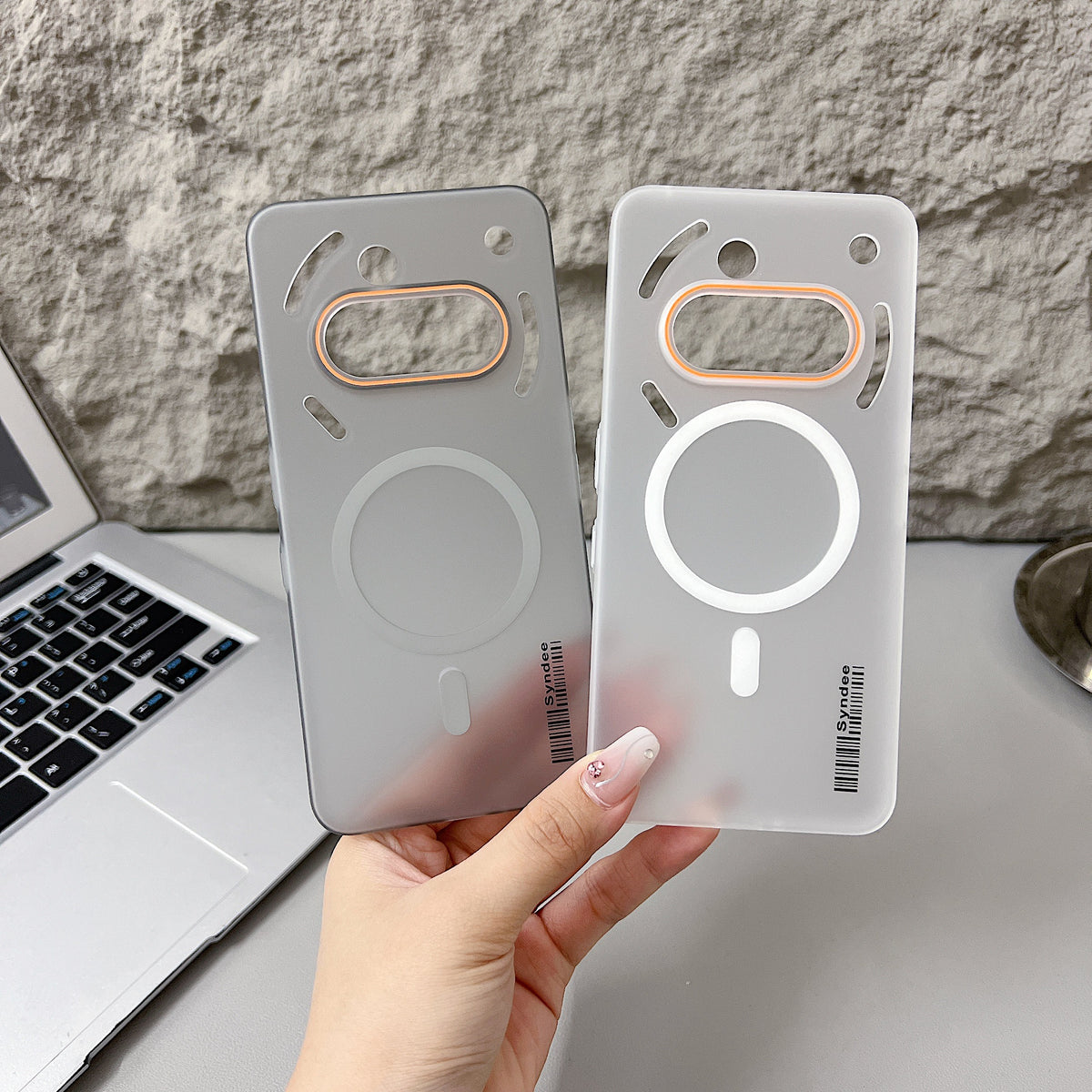 Nothing Phone 3A 5G Premium Magnetic Frosted Ultra Slim Back Case - White