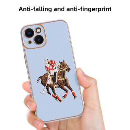 Apple iPhone 13 Premium Embroidery Leather case - Pattern 3
