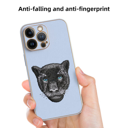 Apple iPhone 13 Pro Premium Embroidery Leather case - Pattern 1