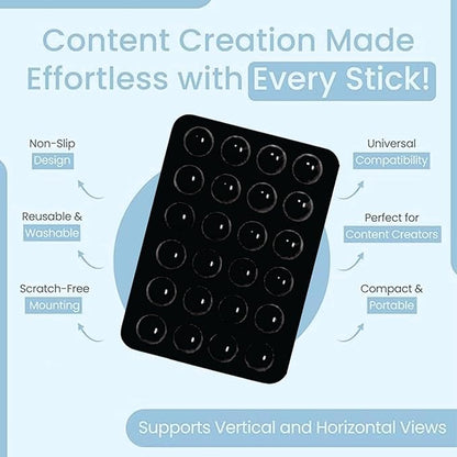 Suction Phone Case Grip for Mobile Phone Silicone Adhesive Sticker Strong Gripper
