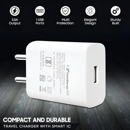 44W Super Fast Flash Charger With Cable For Vivo V series,Y series,T series
