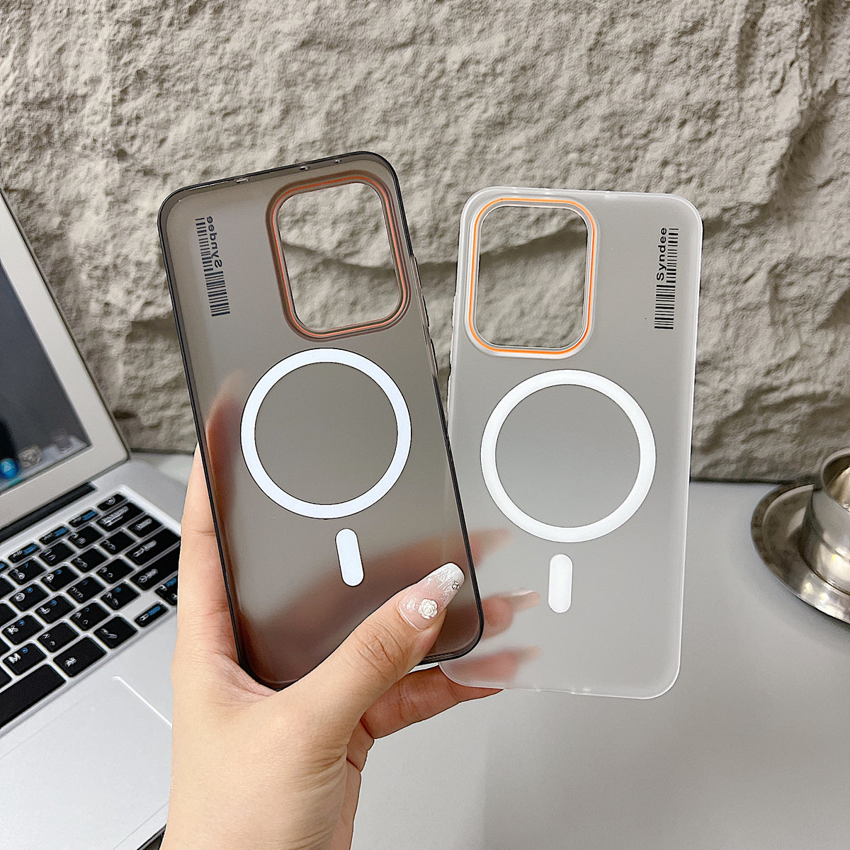 OPPO RENO 14 Pro 5G Premium Magnetic Frosted Ultra Slim Back Case - Frosted White
