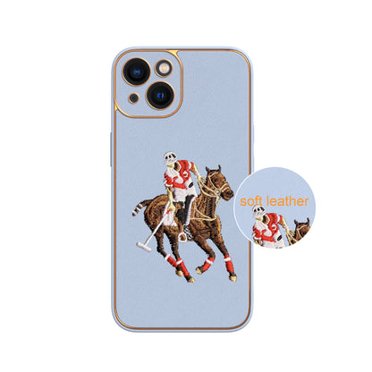 Apple iPhone 13 Premium Embroidery Leather case - Pattern 3