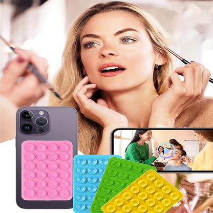 Suction Phone Case Grip for Mobile Phone Silicone Adhesive Sticker Strong Gripper