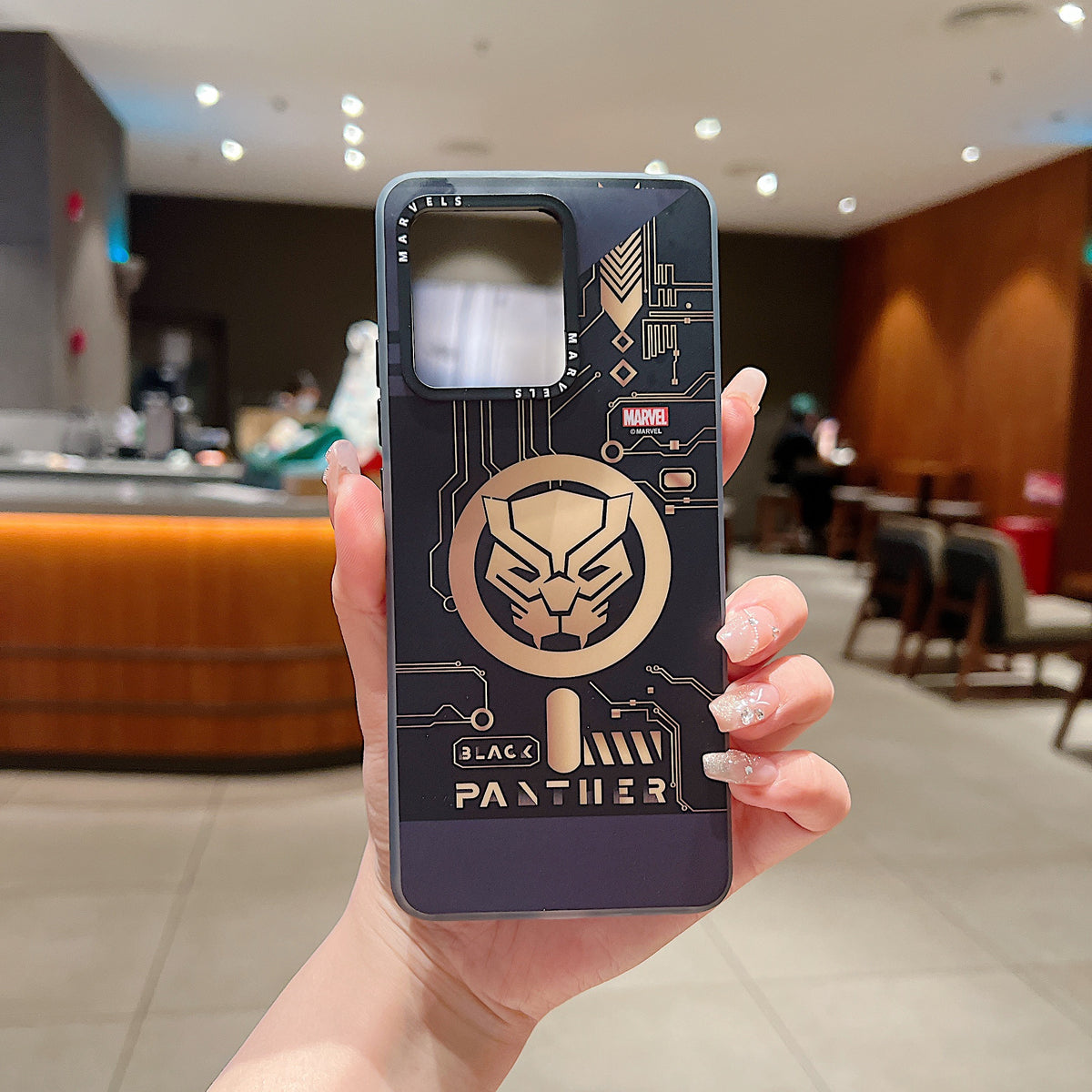 Motorola Moto EDGE 50 Pro 5G Premium Black Panther IMD Printed Back Case - Black Panther