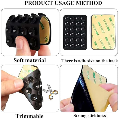 Suction Phone Case Grip for Mobile Phone Silicone Adhesive Sticker Strong Gripper