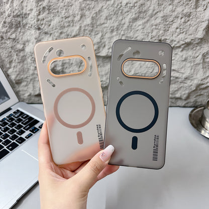 Nothing Phone 3A 5G Premium Magnetic Frosted Ultra Slim Back Case - Desert Gold