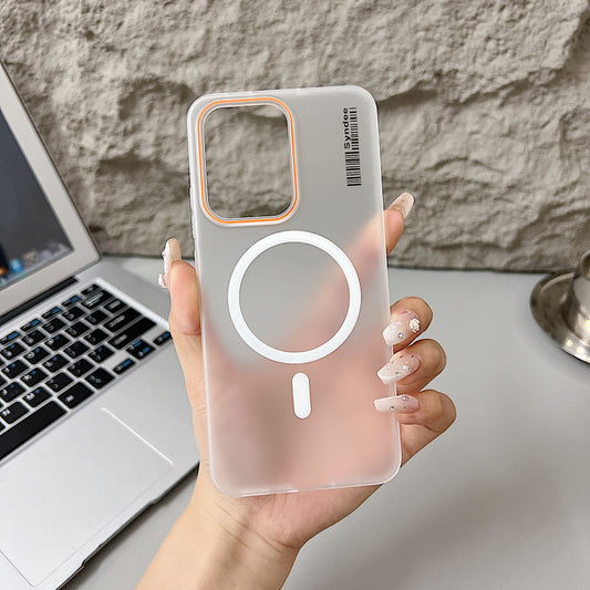 Oppo Reno 13 5G Premium Magnetic Frosted Ultra Slim Back Case - White