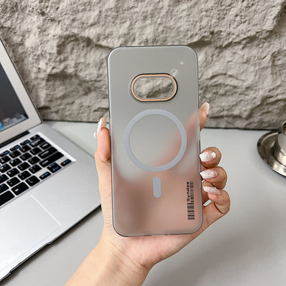 Nothing Phone 2A 5G Premium Magnetic Frosted Ultra Slim Back Case - Grey