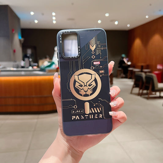 Motorola Moto G45 5G Premium Black Panther IMD Printed Back Case - Black Panther