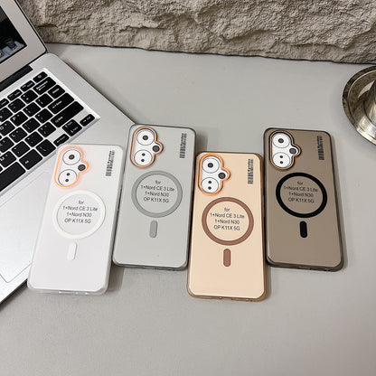 OnePlus Nord CE 3 Lite 5G Premium Magnetic Frosted Ultra Slim Back Case - Desert Gold