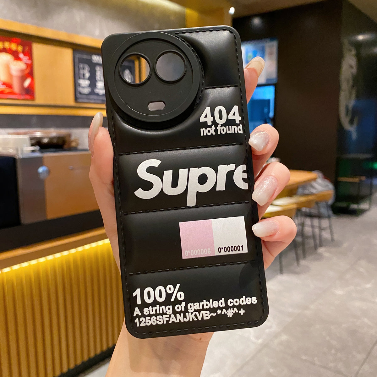 Realme 11/11x 5g Matte Soft Puff Jacket Case - Pattern 2