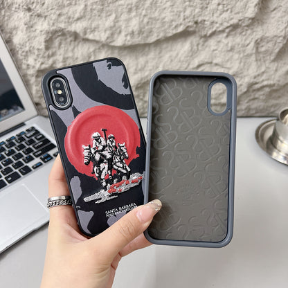 Apple iPhone X/Xs Premium US POLO Assn. Embroidery Leather case with Magsafe - Jockey 5