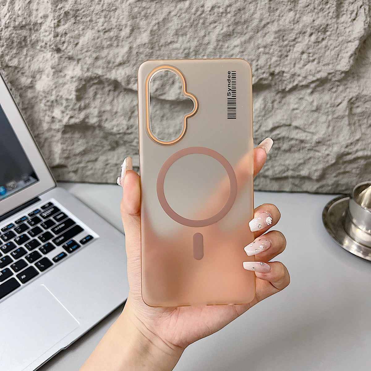 OnePlus Nord CE 3 Lite 5G Premium Magnetic Frosted Ultra Slim Back Case - Desert Gold