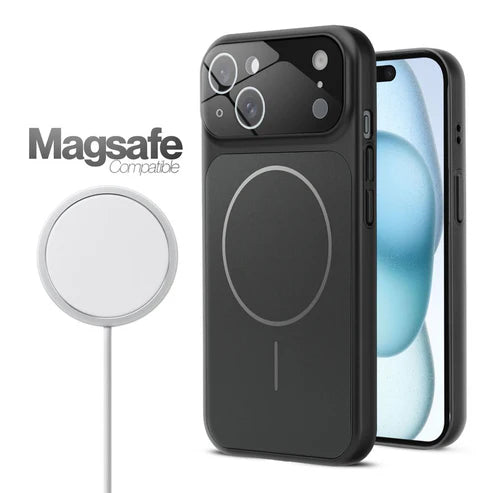 Apple iPhone 15 Convertor case Magsafe working - Black