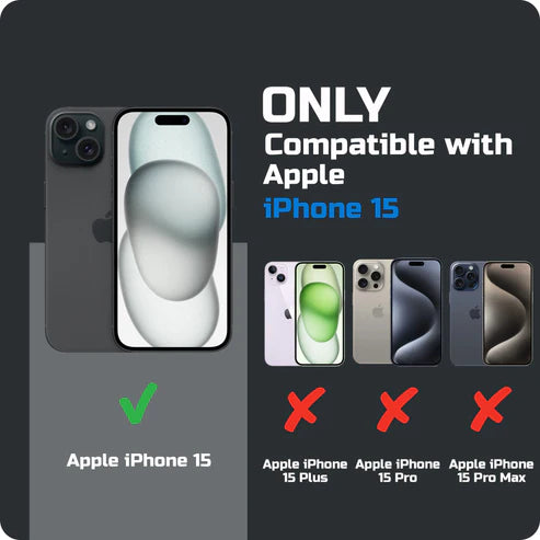Apple iPhone 15 Premium Crystal Clear Anti-Yellowing Wireless Charging Support Case - Crystal White