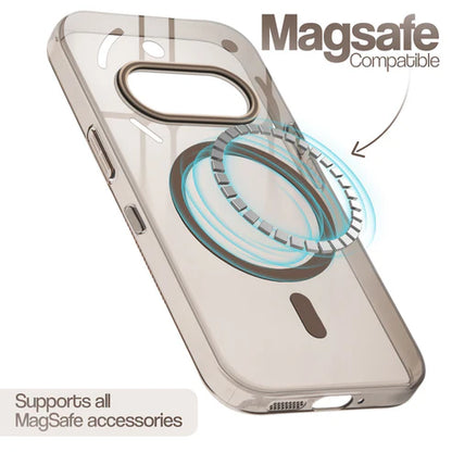 Nothing Phone 3A 5g Premium Magnetic Crystal Clear Ultra Slim Back Case - Crystal Gold