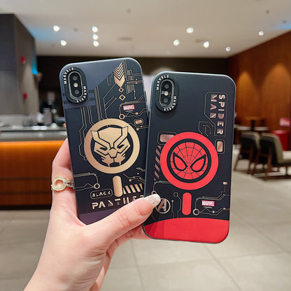 Apple iPhone X/Xs Premium Spider-Man IMD Printed Back Case - Spider-Man