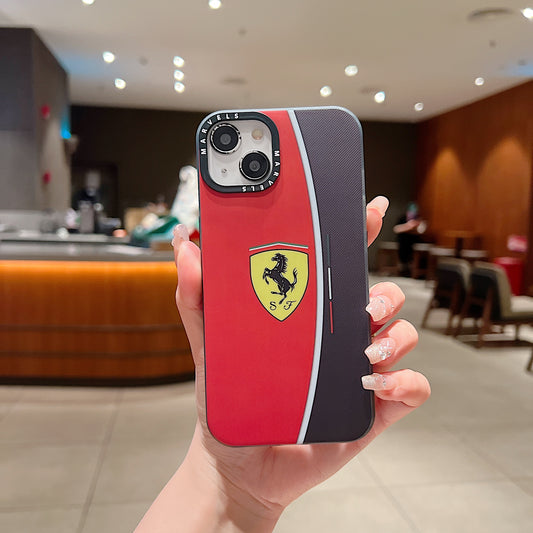 Apple iPhone Premium Ferrari IMD Printed Back Case - Ferrari 2