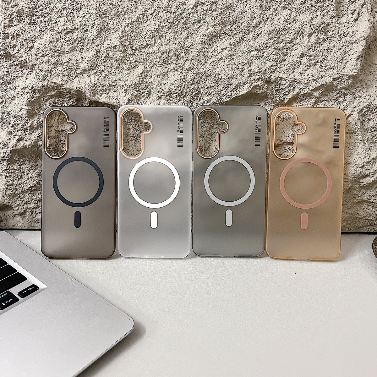Samsung A36 5G Premium Magnetic Frosted Ultra Slim Back Case -Desert Gold