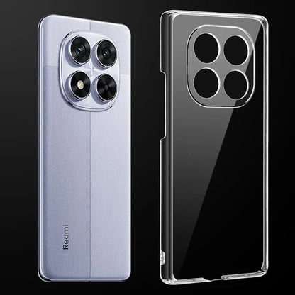 (Pack Of 2) Redmi Note 14 Pro 5g Anti-Yellow Crystal Clear Hard Back Case Cover