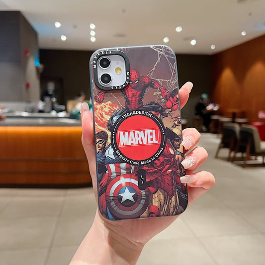 Apple iPhone 12/12 Pro Premium Avengers IMD Printed Back Case - Avengers