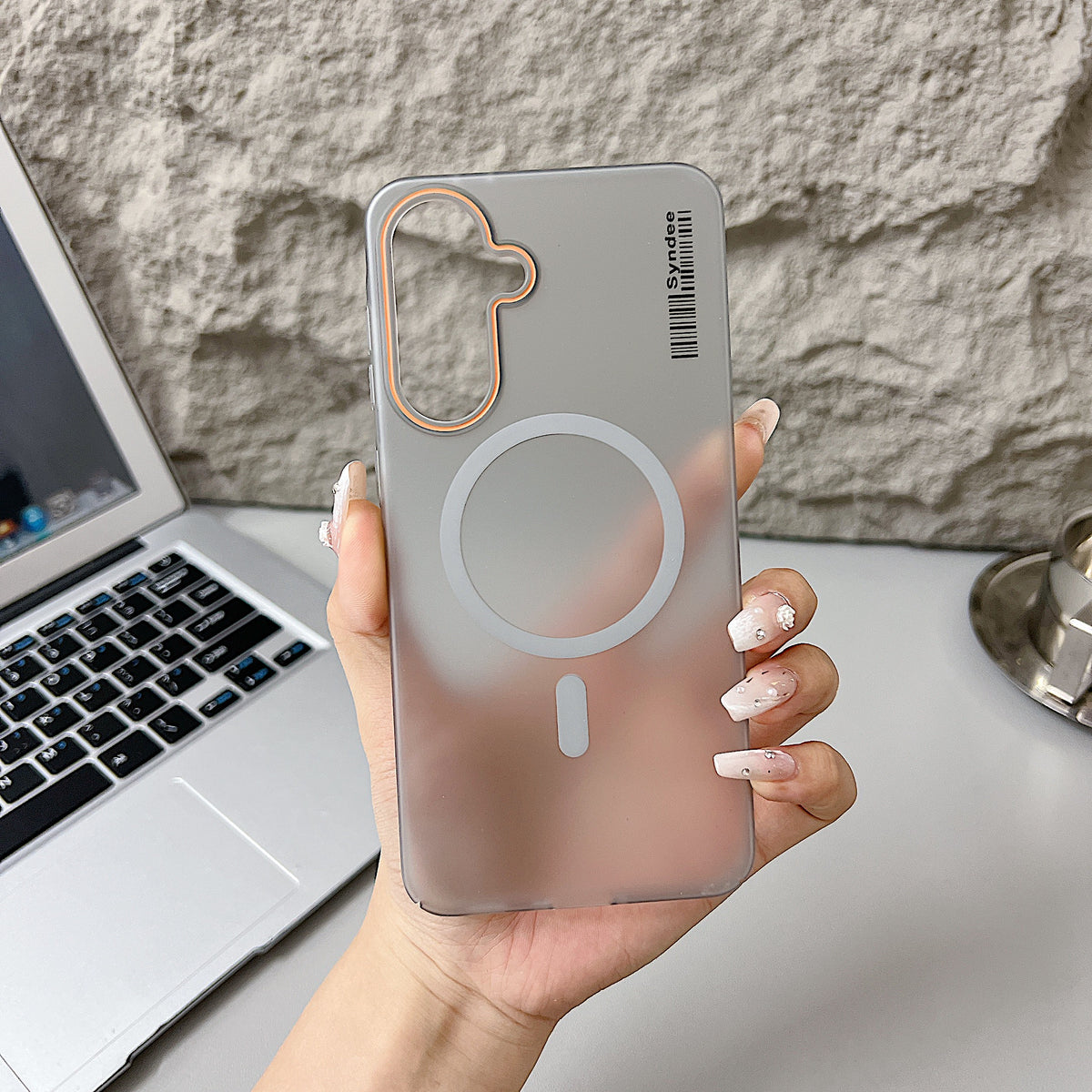 Samsung A36 5G Premium Magnetic Frosted Ultra Slim Back Case - Grey