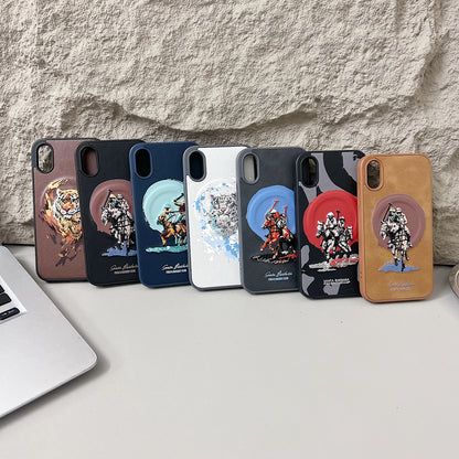 Apple iPhone X/Xs Premium US POLO Assn. Embroidery Leather case with Magsafe - Jockey 4