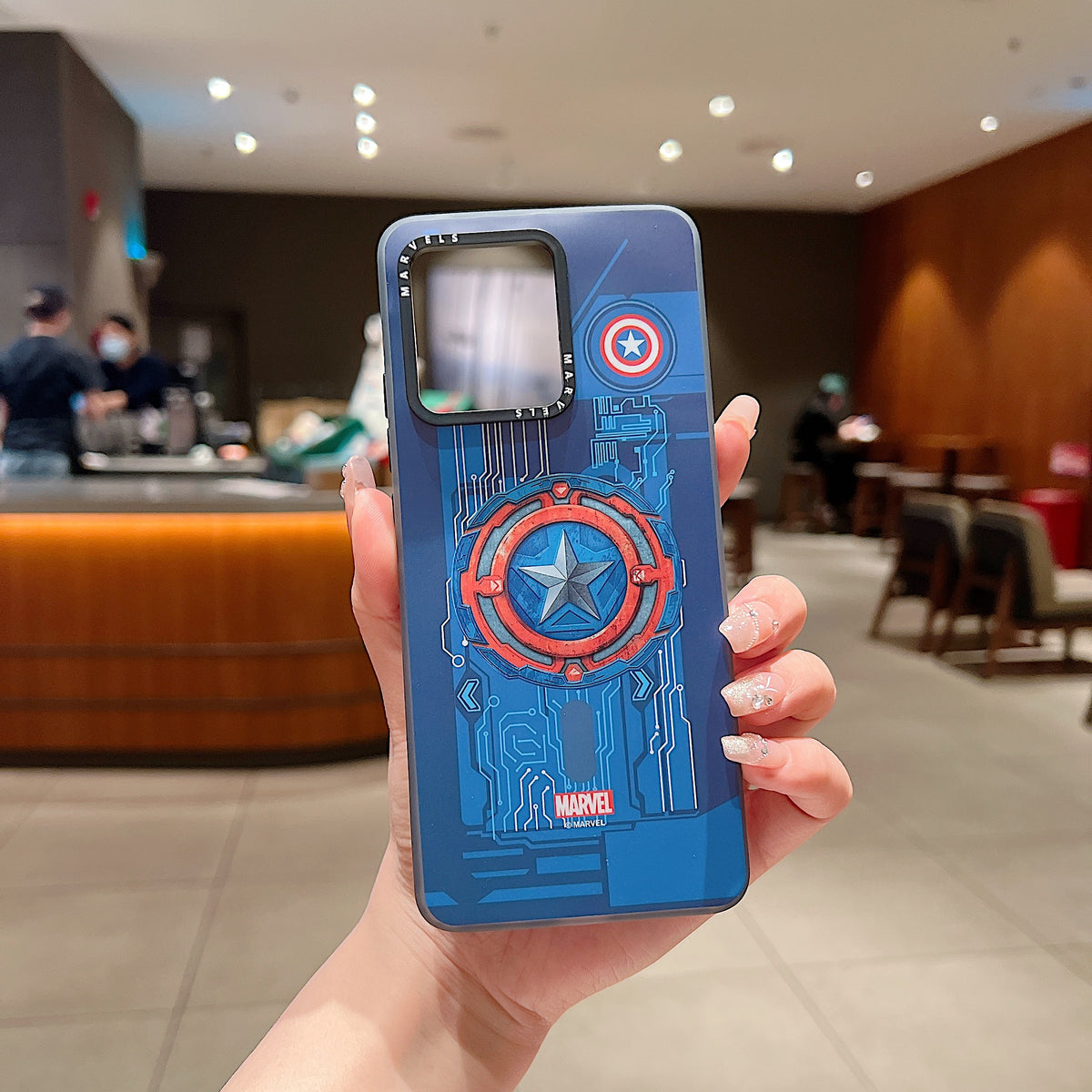 Motorola Moto EDGE 50 Pro 5G Premium Captain America IMD Printed Back Case - Captain America