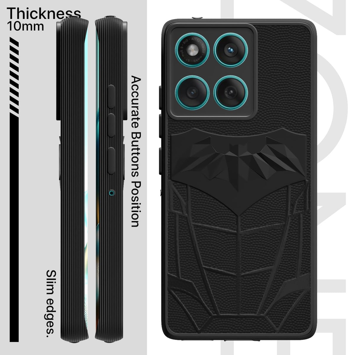 Motorola Moto Edge 60 Fusion 5G Soft Silicone Back Case Cover - Batman