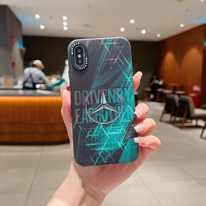 Apple iPhone X/Xs Premium Mercedes IMD Printed Back Case - Mercedes
