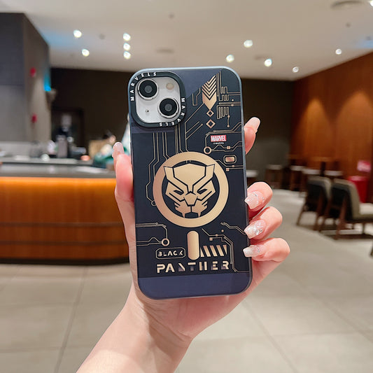 Apple iPhone Premium Black Panther IMD Printed Back Case - Black Panther