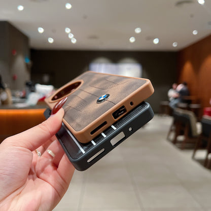 OnePlus 12r 5g Luxury Branded Leather Designer Case -Mercedes