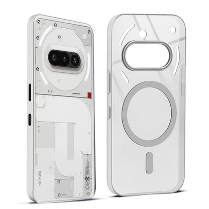 Nothing Phone 3A 5g Crystal Clear Anti-Yellowing Wireless Charging Support Case - Crystal Grey