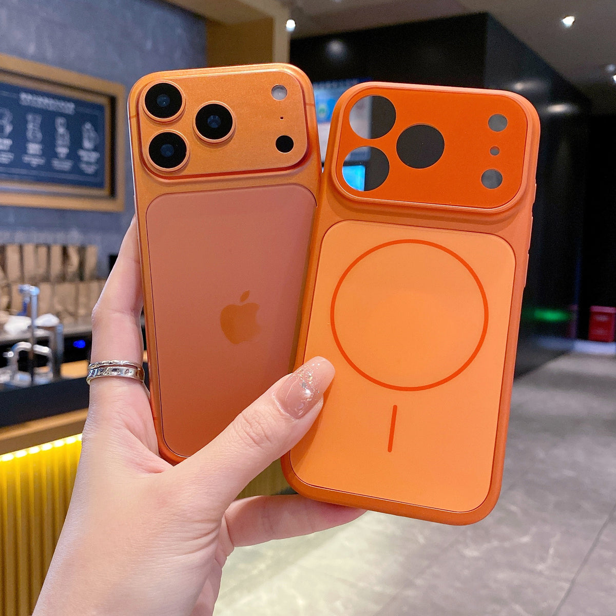 Apple iPhone 17 Pro Max Convertor case Magsafe working - Cosmic Orange