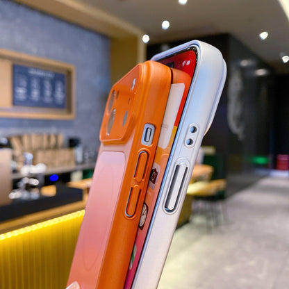 Apple iPhone 14 Convertor case Magsafe working - Cosmic Orange