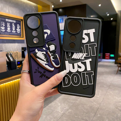 Vivo V40/V40 Pro/T3 Ultra 5g Nike Soft Silicone Cute 3D Cartoon Back Cover Case - Nike 2