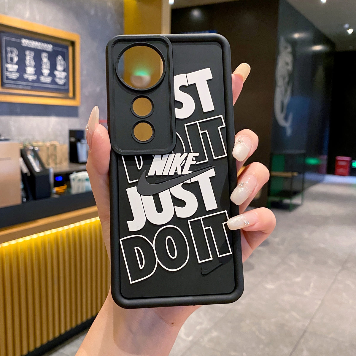 Vivo V40/V40 Pro/T3 Ultra 5g Nike Soft Silicone Cute 3D Cartoon Back Cover Case - Nike 1