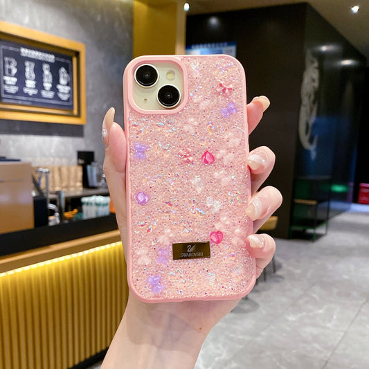 Apple iPhone Swarovski Glitter Rhinestone Shinning Premium cases - Pink