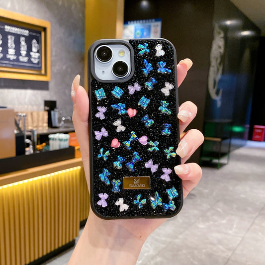 Apple iPhone Swarovski Glitter Rhinestone Shinning Premium cases - Black