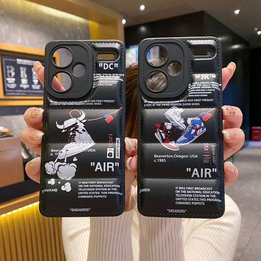 Redmi Note 13 Pro Plus 5g Matte Soft Puff Jacket Case - Combo 2