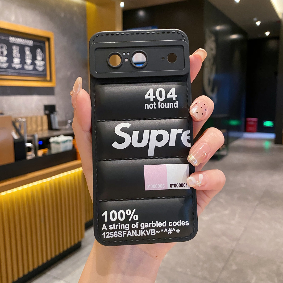 Gogle Pixel 8 5g Matte Soft Puff Jacket Case - Pattern 2
